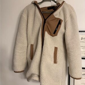 RD Style Tan and Cream Jacket